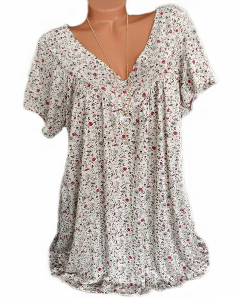Elegant Blå Damblus - Perfekt För Sommarens Stil-6