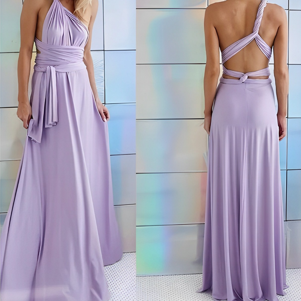 Variant image for Fiete Sommarklänning Dam - Elegant Wrap Klänning i Svart-41