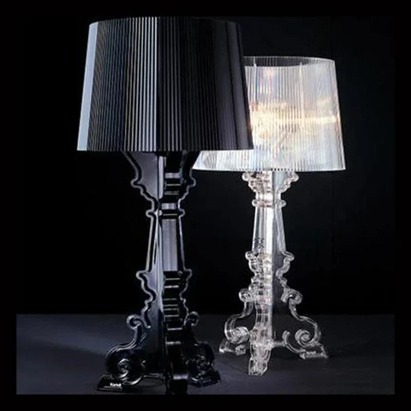 Bordslampa Bourgie med Elegant Design och Ambient Belysning – H48cm Polykarbonat, Perfekt för Vardagsrum och Sovrum 2