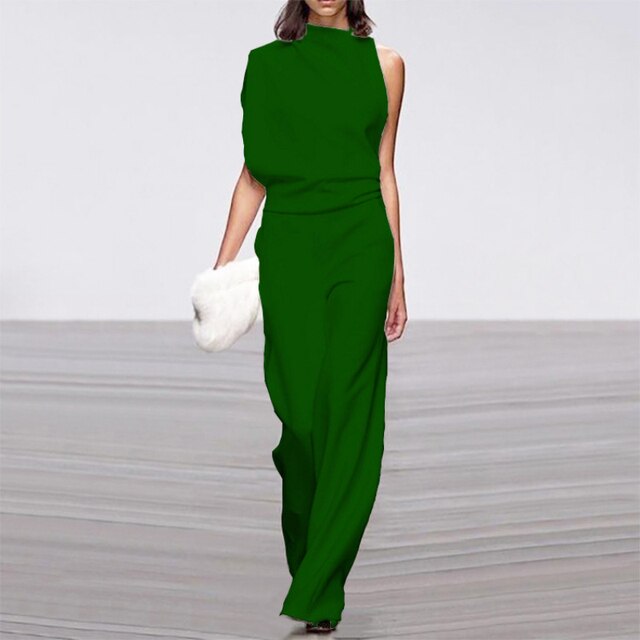 SIA Sommar Jumpsuit - Elegant Ärmlös Design för Kvinnor-3