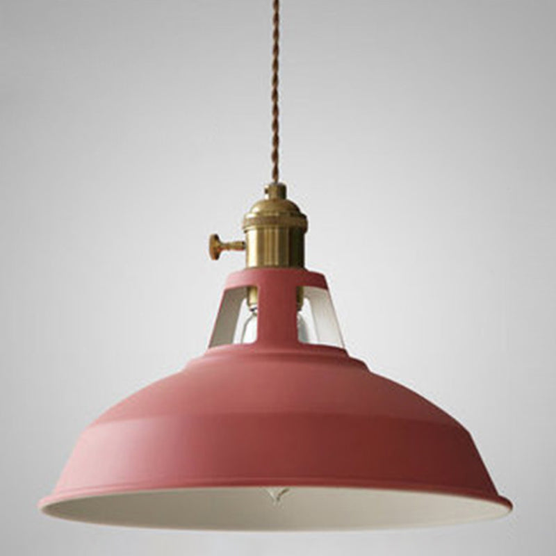 Retro Hänglampa i Metall för Industriell Stil – Svart, 60W E27 9
