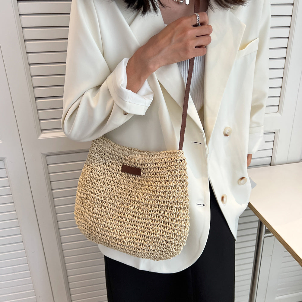 Dam Axelväska Beige – Mångsidig Design för Vardags och Speciella Tillfällen-5