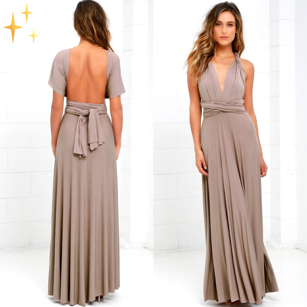 Variant image for Fiete Sommarklänning Dam - Elegant Wrap Klänning i Svart-9