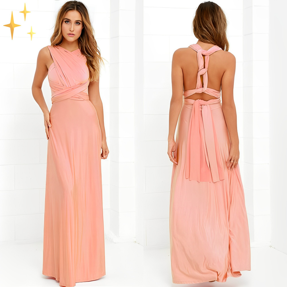 Fiete Sommarklänning Dam - Elegant Wrap Klänning i Svart-5