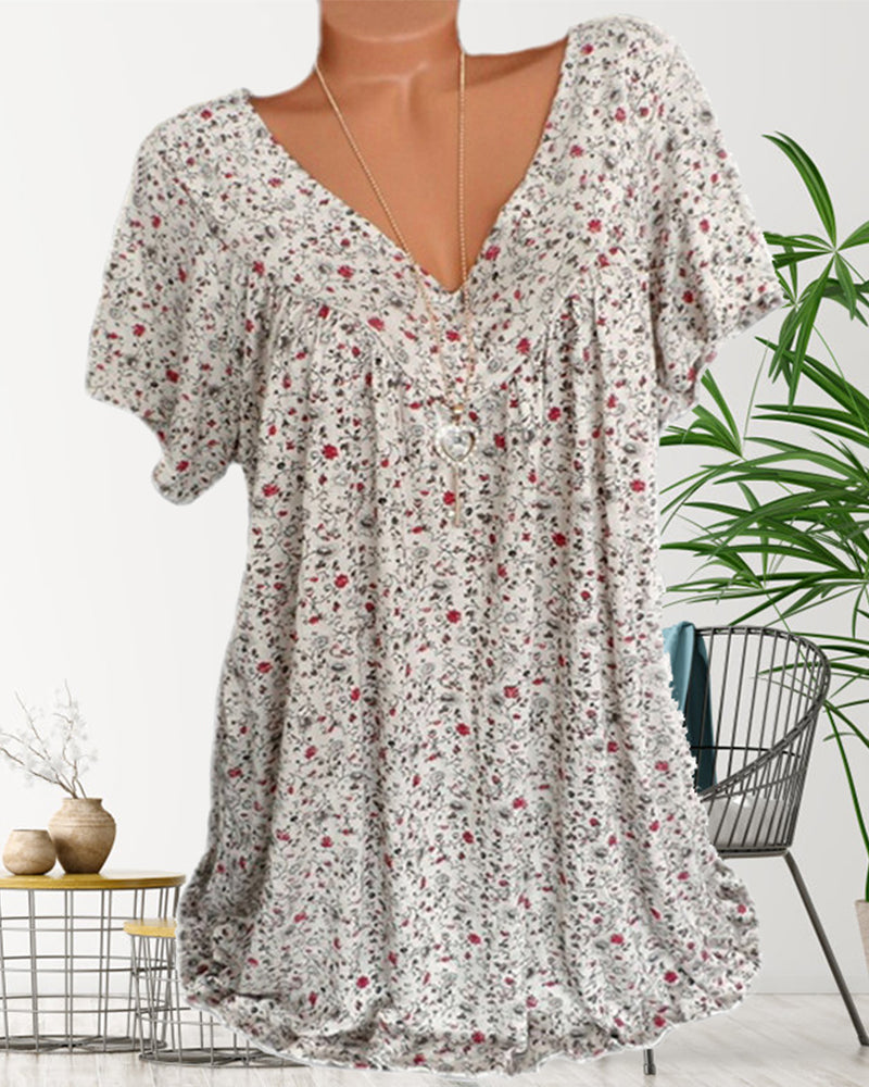 Elegant Blå Damblus - Perfekt För Sommarens Stil-2