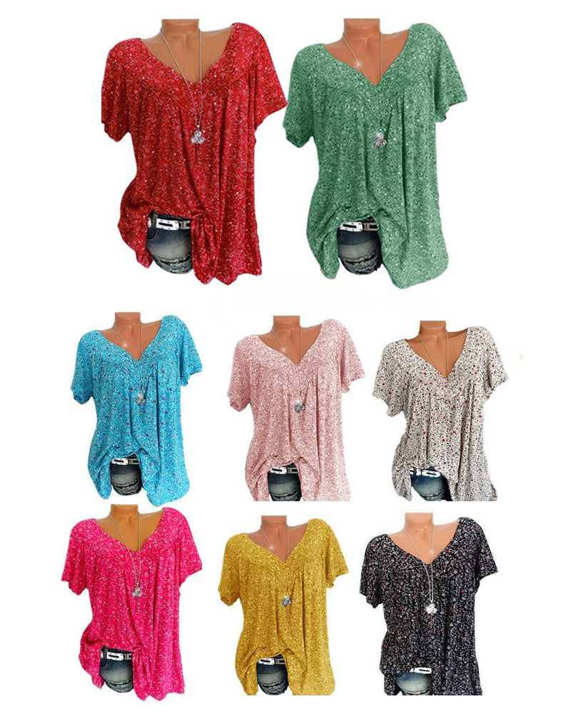Elegant Blå Damblus - Perfekt För Sommarens Stil-3