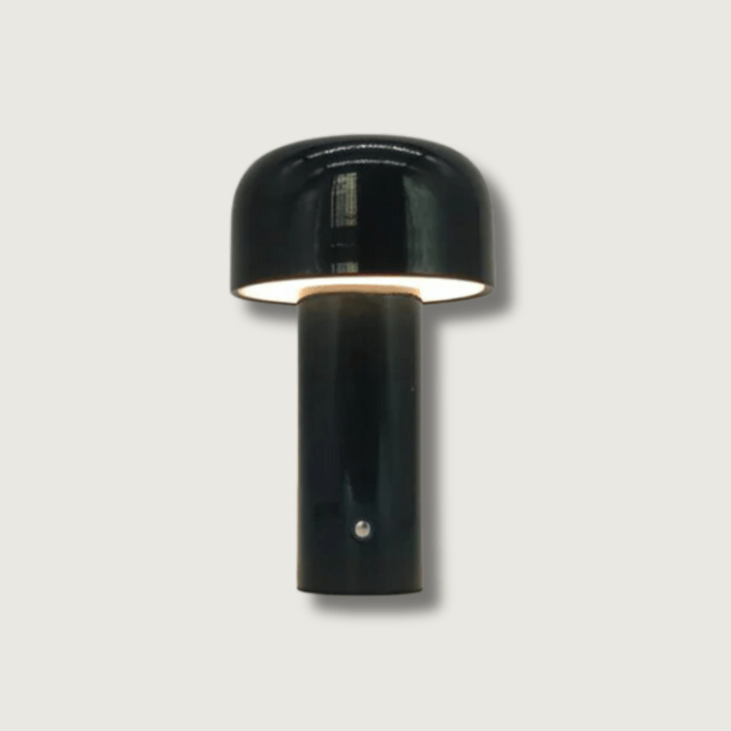 Bärbar LED-lampa i Svampform med Trådlös Funktion – Mjuk Belysning för Hem och Kontor, 25 cm hög 0