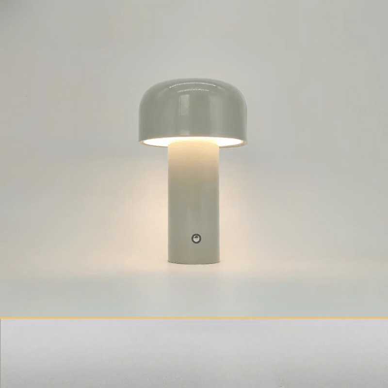 Bärbar LED-lampa i Svampform med Trådlös Funktion – Mjuk Belysning för Hem och Kontor, 25 cm hög 13