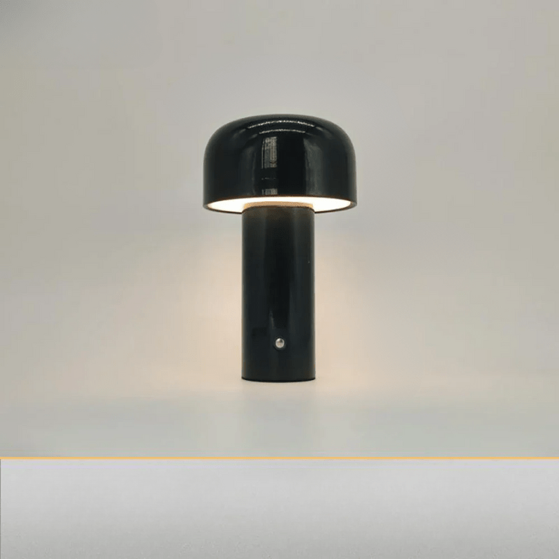 Bärbar LED-lampa i Svampform med Trådlös Funktion – Mjuk Belysning för Hem och Kontor, 25 cm hög 8