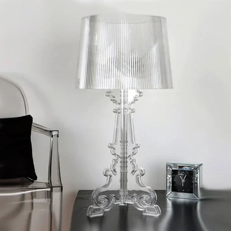 Bordslampa Bourgie med Elegant Design och Ambient Belysning – H48cm Polykarbonat, Perfekt för Vardagsrum och Sovrum 5