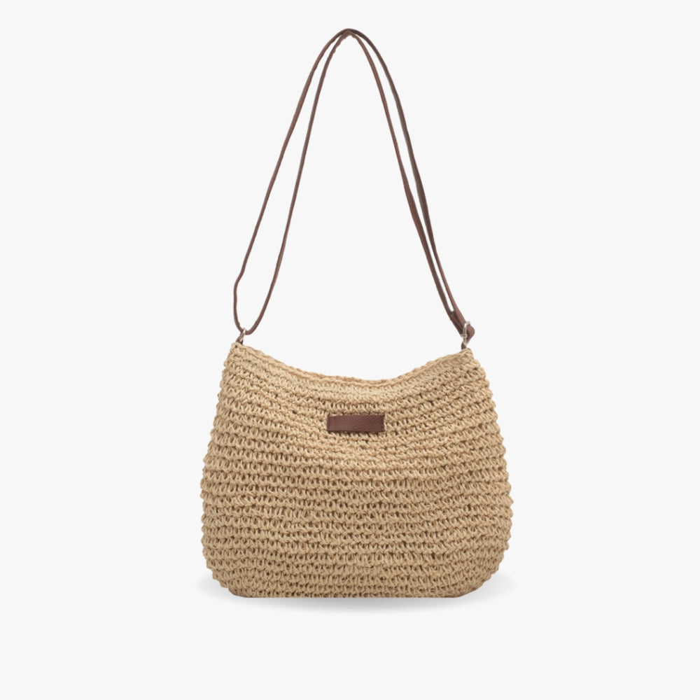 Dam Axelväska Beige – Mångsidig Design för Vardags och Speciella Tillfällen-1