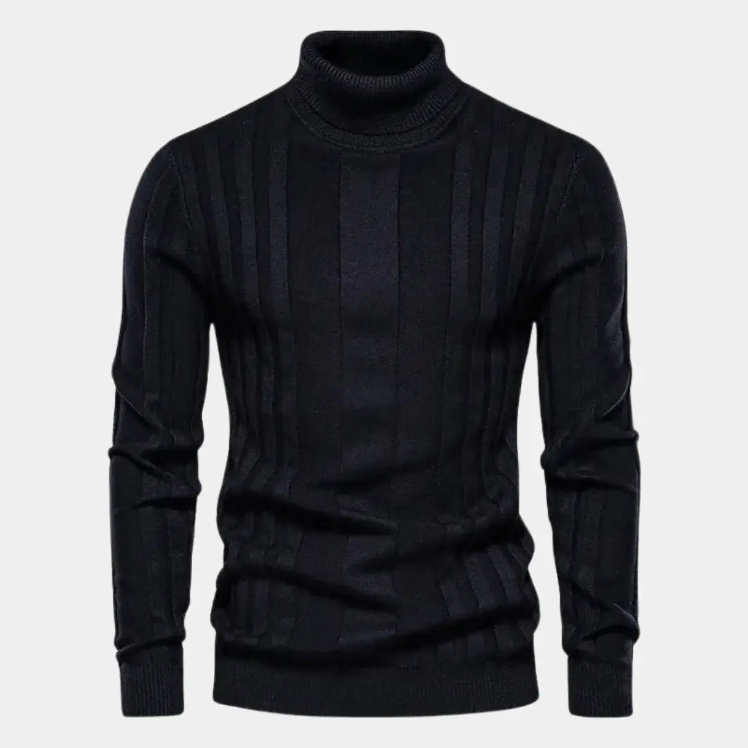 Echt Sweater Elegant Turtleneck Stickad Tröja för Stilfulla Vinterdagar