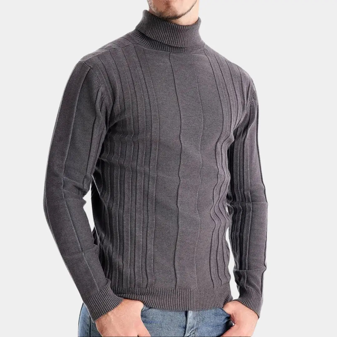 Echt Sweater Elegant Turtleneck Stickad Tröja för Stilfulla Vinterdagar