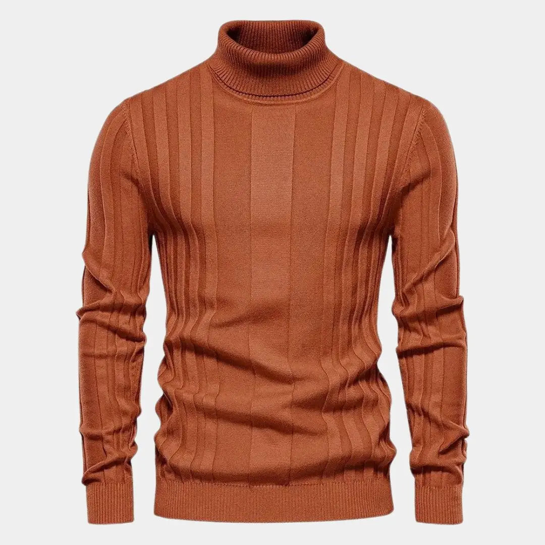 Echt Sweater Elegant Turtleneck Stickad Tröja för Stilfulla Vinterdagar