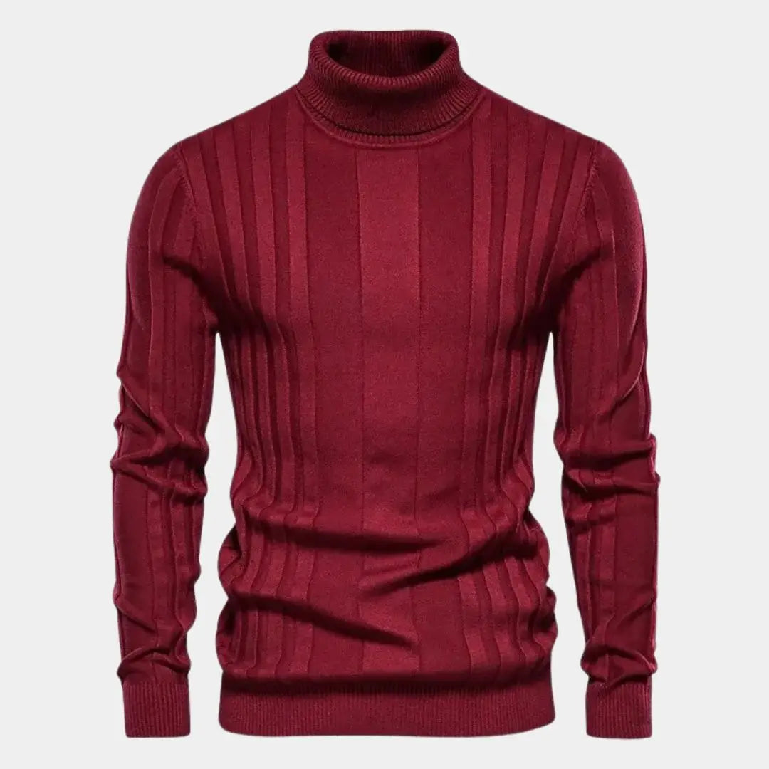 Echt Sweater Elegant Turtleneck Stickad Tröja för Stilfulla Vinterdagar