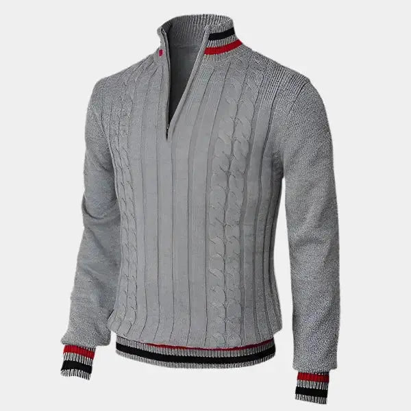 Echt Sweater Essential Halv Zip Polotröja - Stilren och Funktionell Design