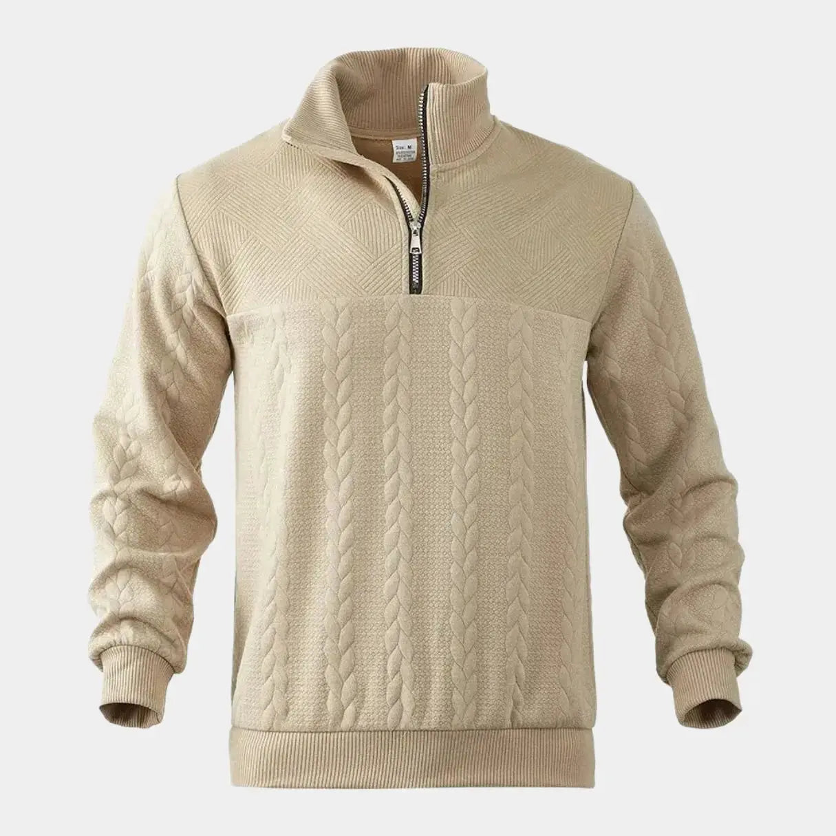 Echt Sweater Essential Henry Quarter Zip Pullover - Stil och Funktionell