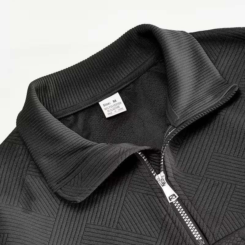 Echt Sweater Essential Henry Quarter Zip Pullover - Stil och Funktionell