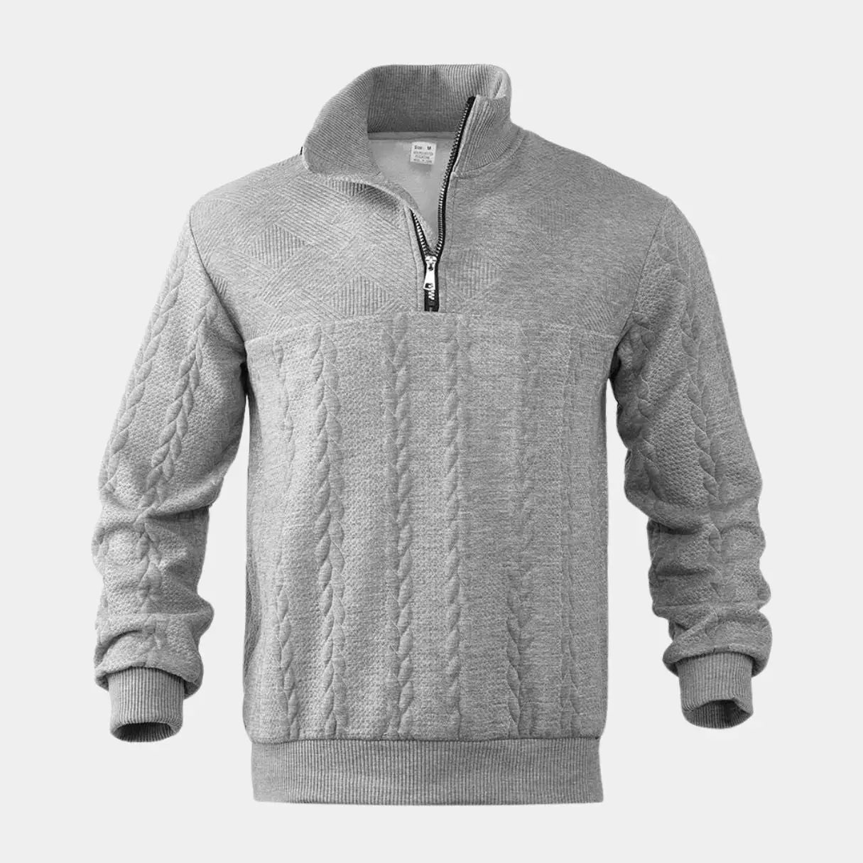 Echt Sweater Essential Henry Quarter Zip Pullover - Stil och Funktionell