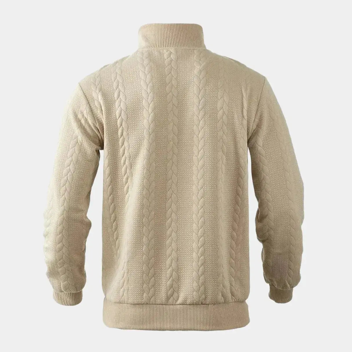 Echt Sweater Essential Henry Quarter Zip Pullover - Stil och Funktionell