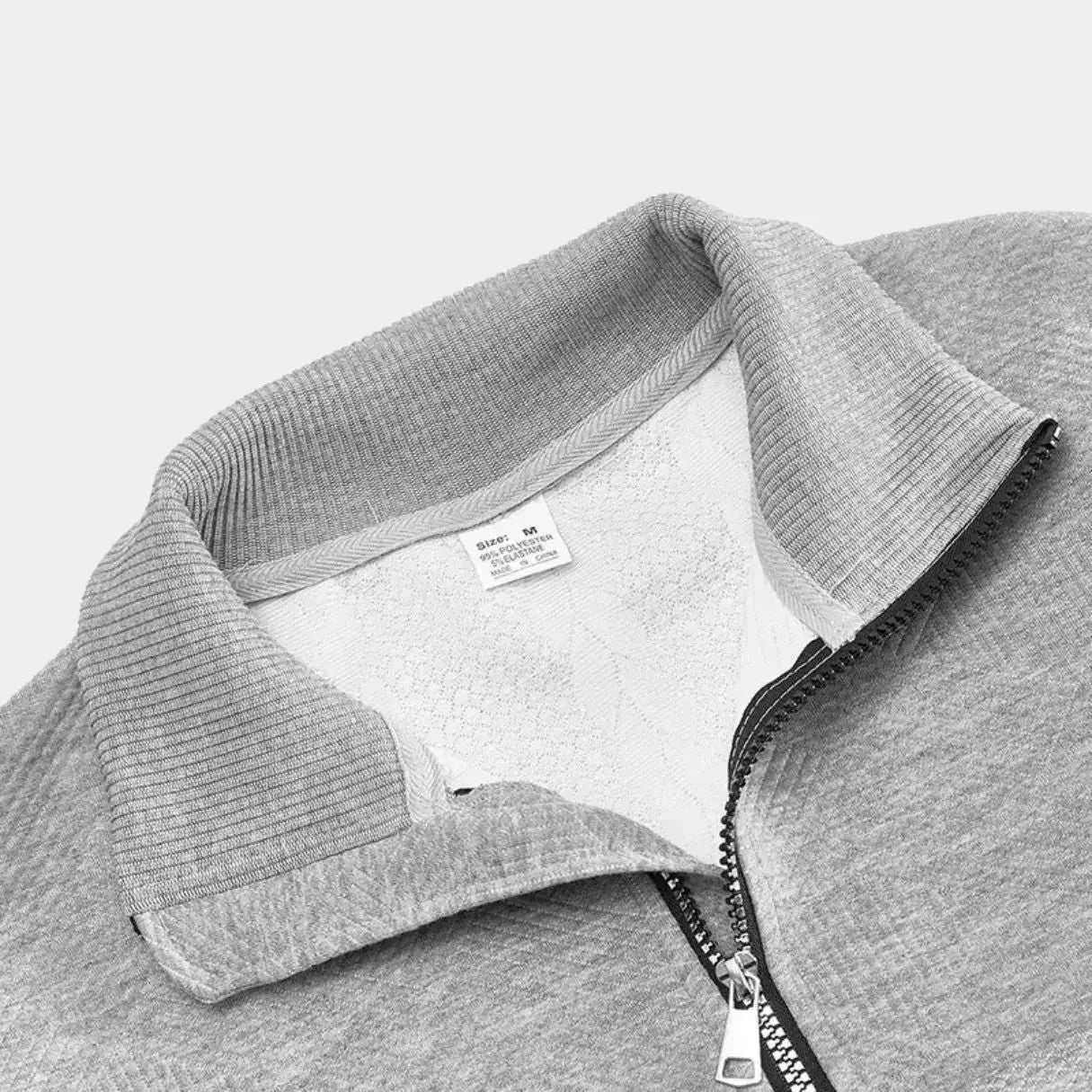 Echt Sweater Essential Henry Quarter Zip Pullover - Stil och Funktionell