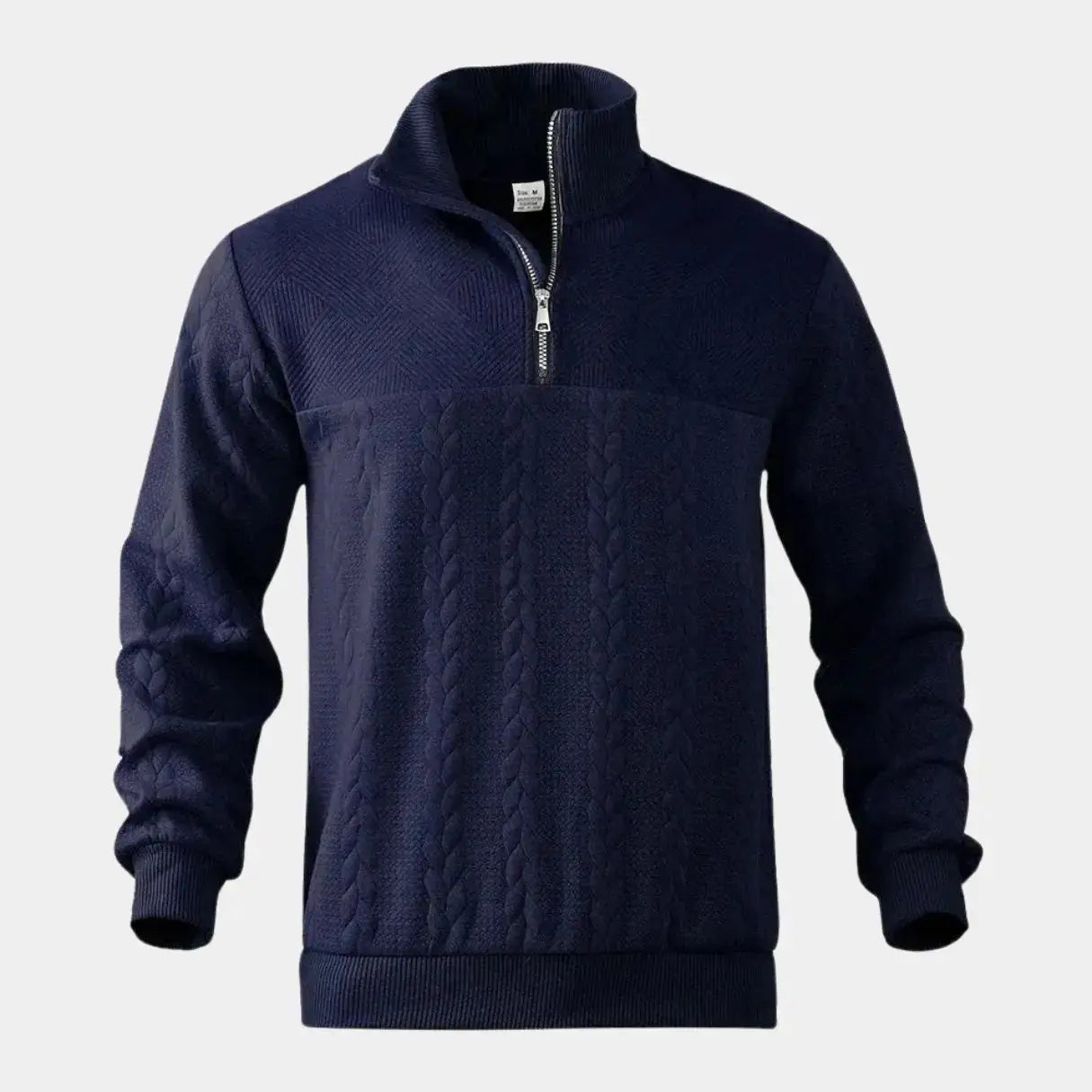 Echt Sweater Essential Henry Quarter Zip Pullover - Stil och Funktionell