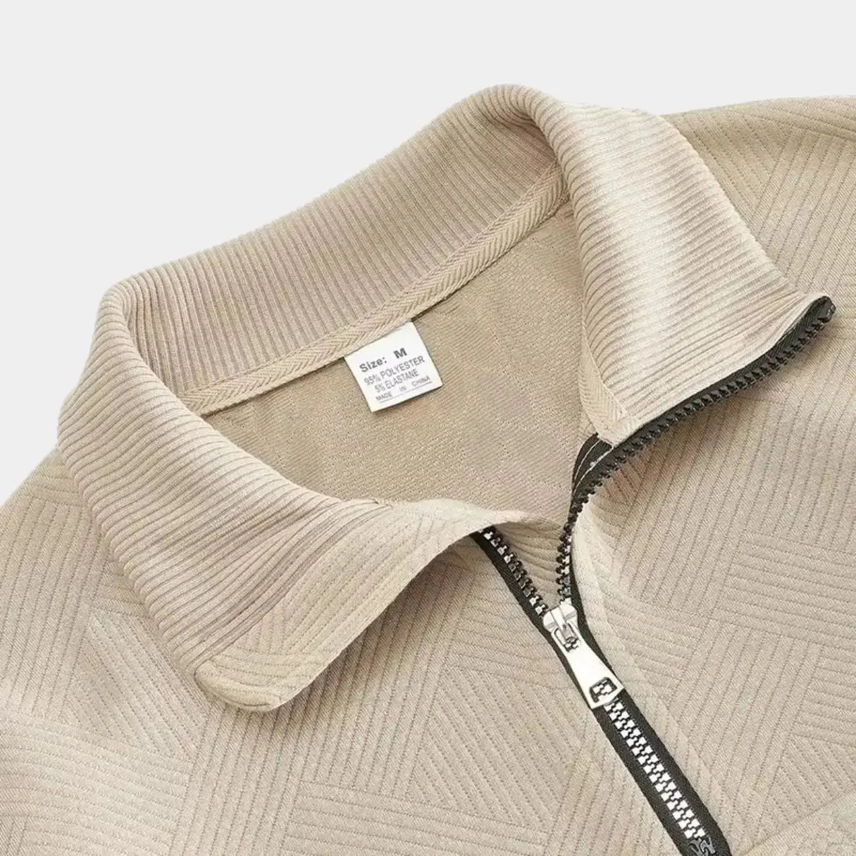 Echt Sweater Essential Henry Quarter Zip Pullover - Stil och Funktionell