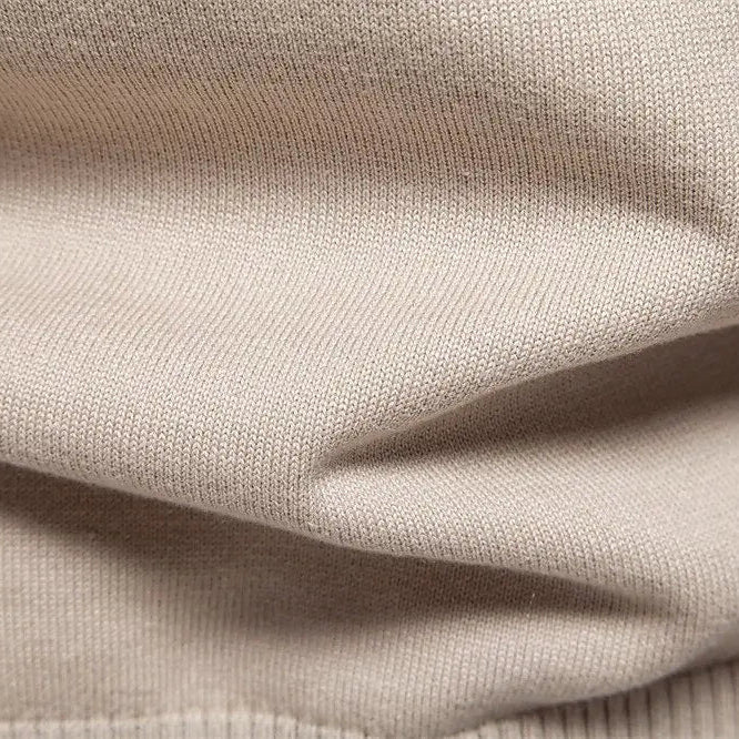 Echt Sweater Halvdraget Stickat Enfärgad Kofta - Elegant & Comfortabel