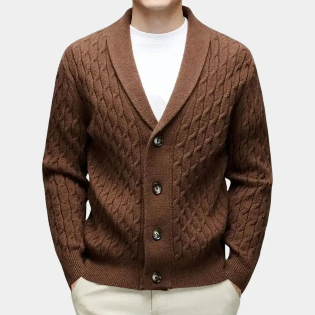 Echt Sweater Mysig Klassisk Cardigan - Elegant och Bekväm Stil för Alla Tillfällen