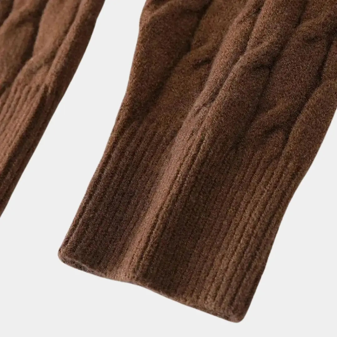 Echt Sweater Mysig Klassisk Cardigan - Elegant och Bekväm Stil för Alla Tillfällen