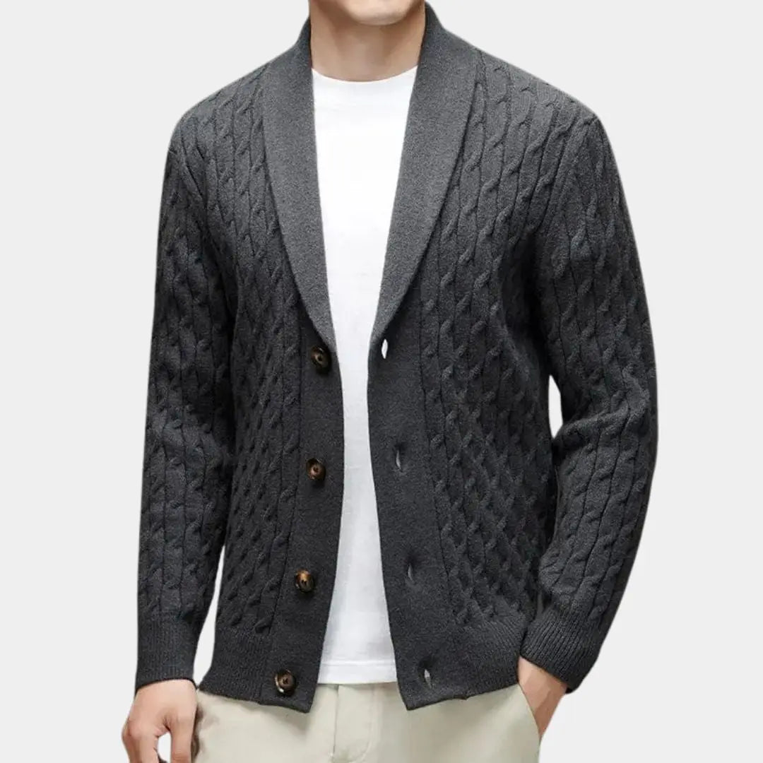 Echt Sweater Mysig Klassisk Cardigan - Elegant och Bekväm Stil för Alla Tillfällen