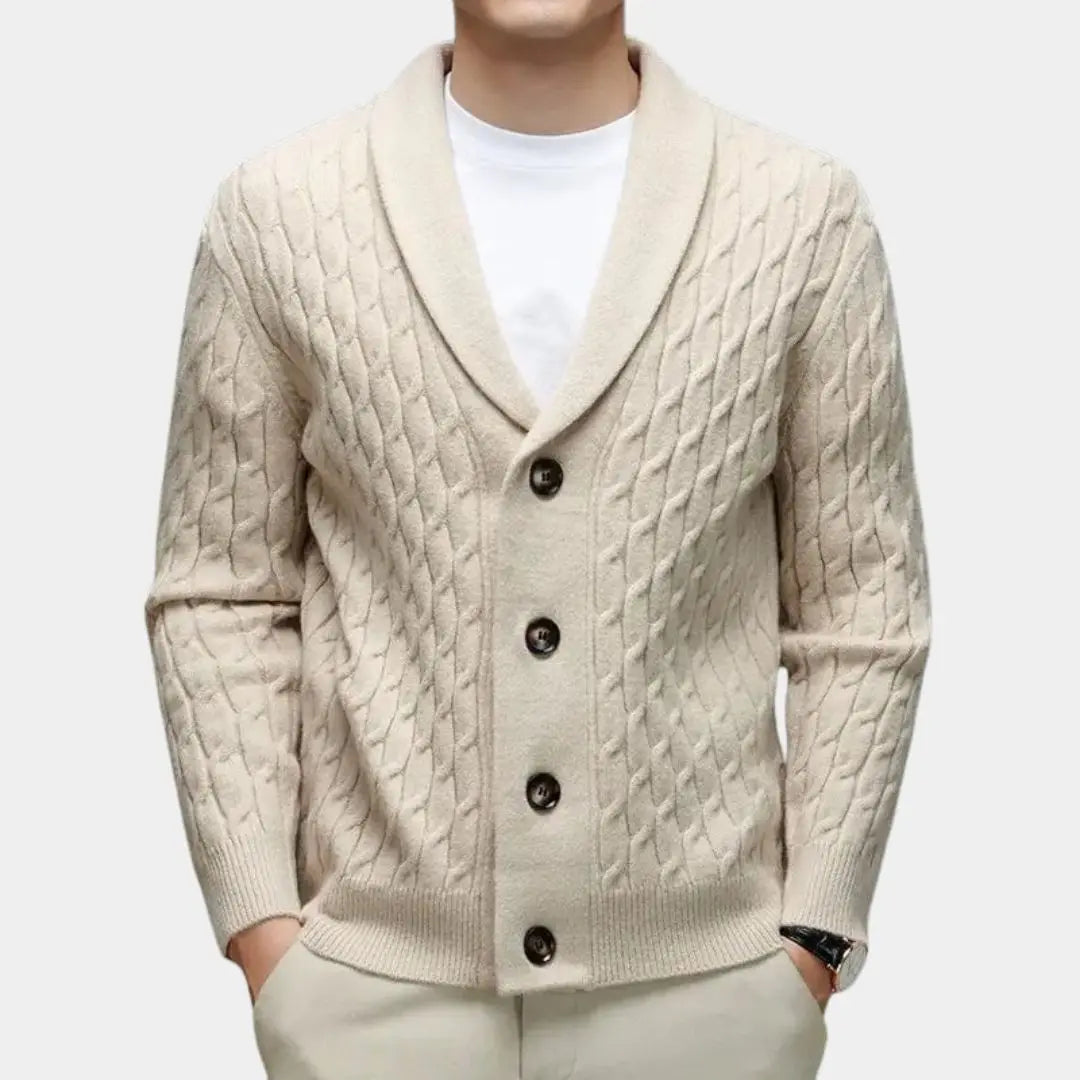 Echt Sweater Mysig Klassisk Cardigan - Elegant och Bekväm Stil för Alla Tillfällen