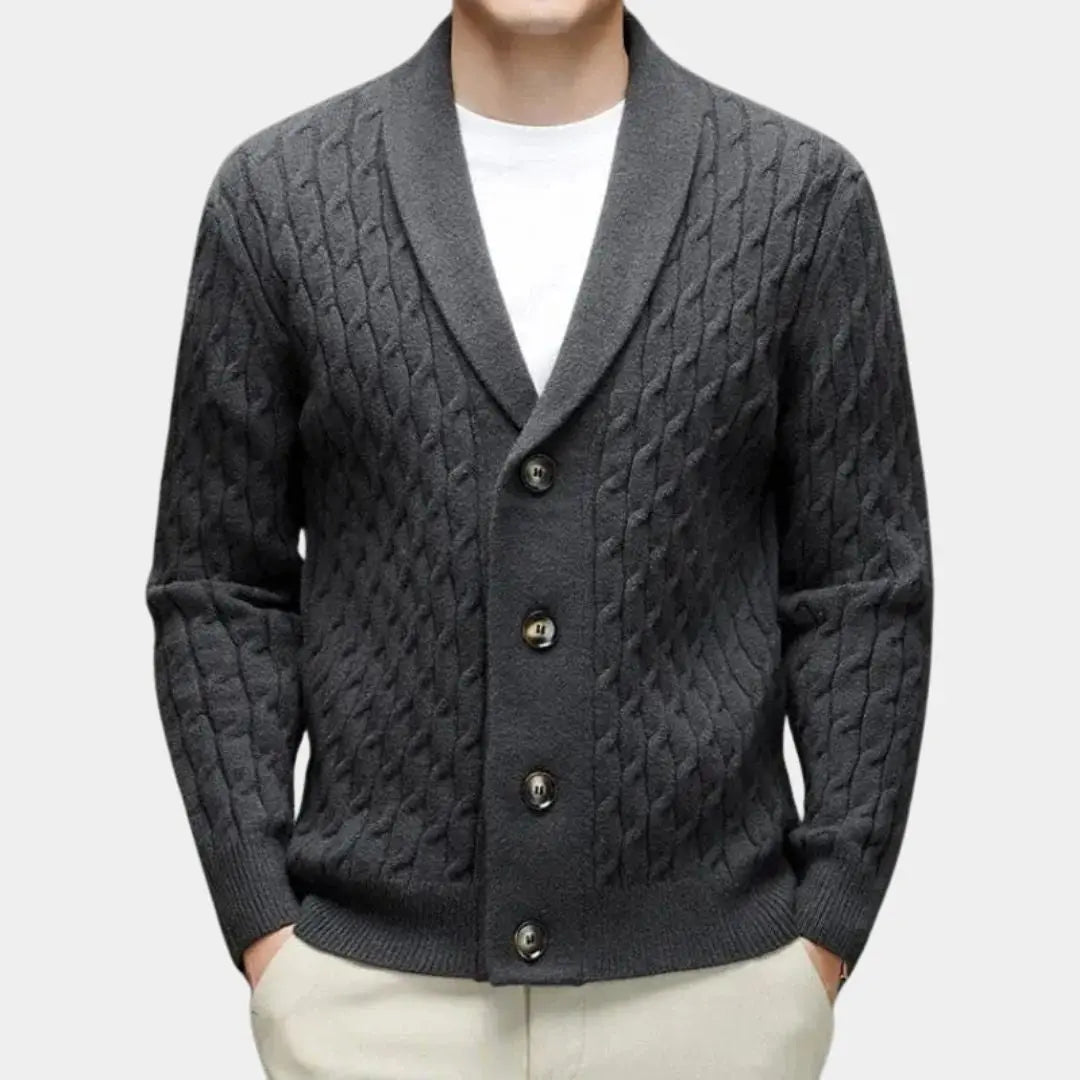 Echt Sweater Mysig Klassisk Cardigan - Elegant och Bekväm Stil för Alla Tillfällen