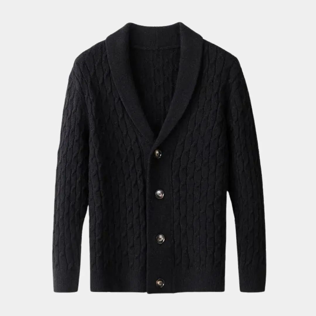 Echt Sweater Mysig Klassisk Cardigan - Elegant och Bekväm Stil för Alla Tillfällen