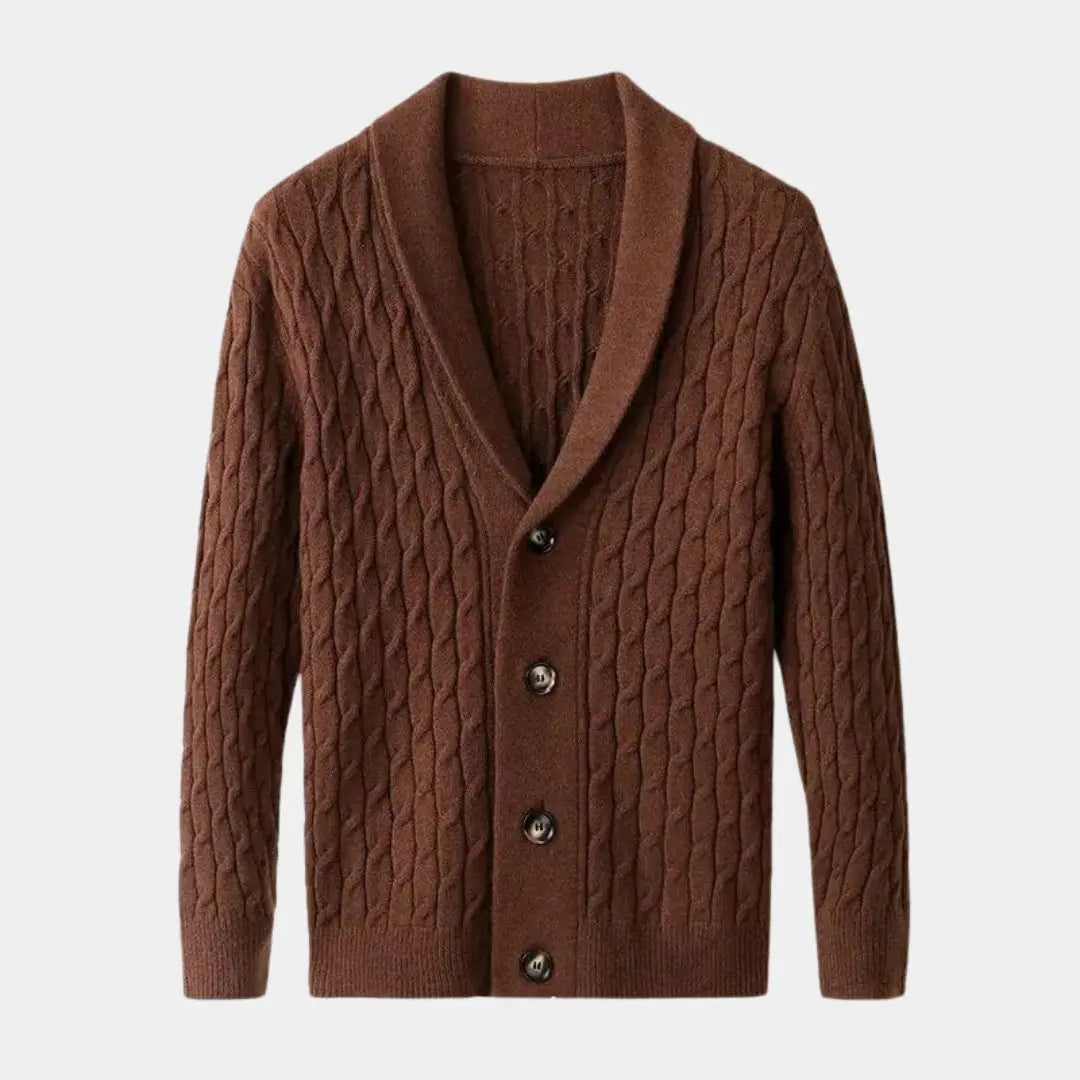 Echt Sweater Mysig Klassisk Cardigan - Elegant och Bekväm Stil för Alla Tillfällen