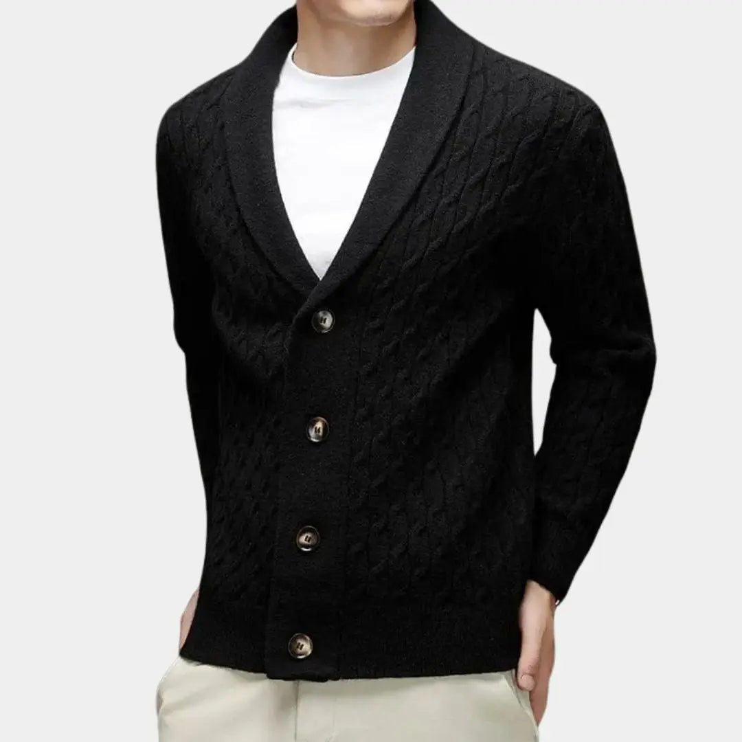 Echt Sweater Mysig Klassisk Cardigan - Elegant och Bekväm Stil för Alla Tillfällen