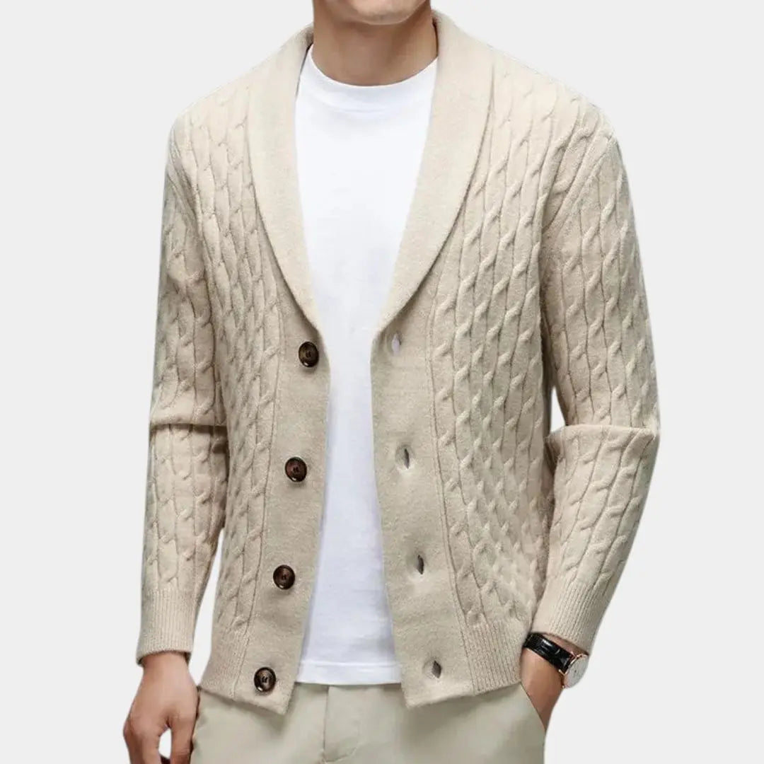 Echt Sweater Mysig Klassisk Cardigan - Elegant och Bekväm Stil för Alla Tillfällen