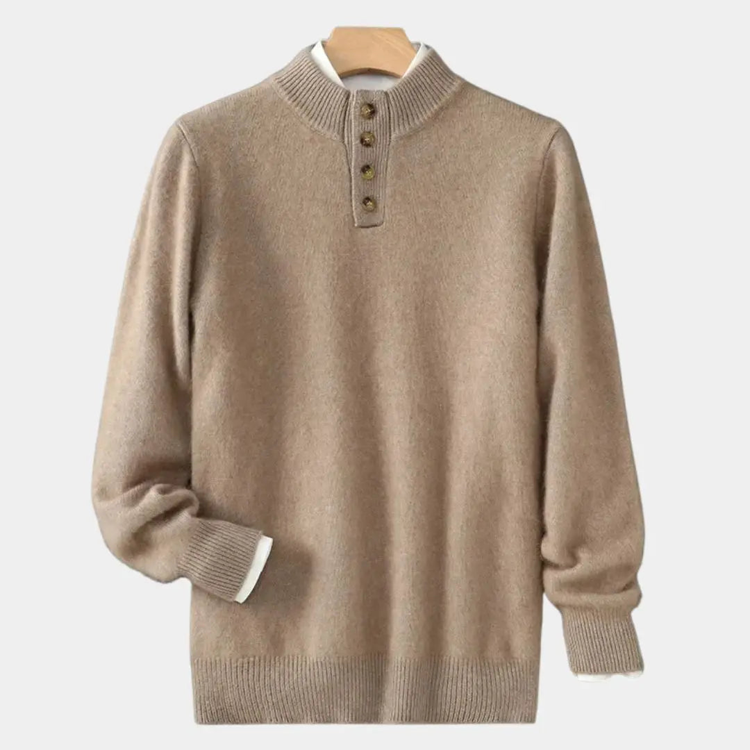 Echt Sweater Tidlös Lyx Cashmere Pullover - Elegant och Hållbar Komfort