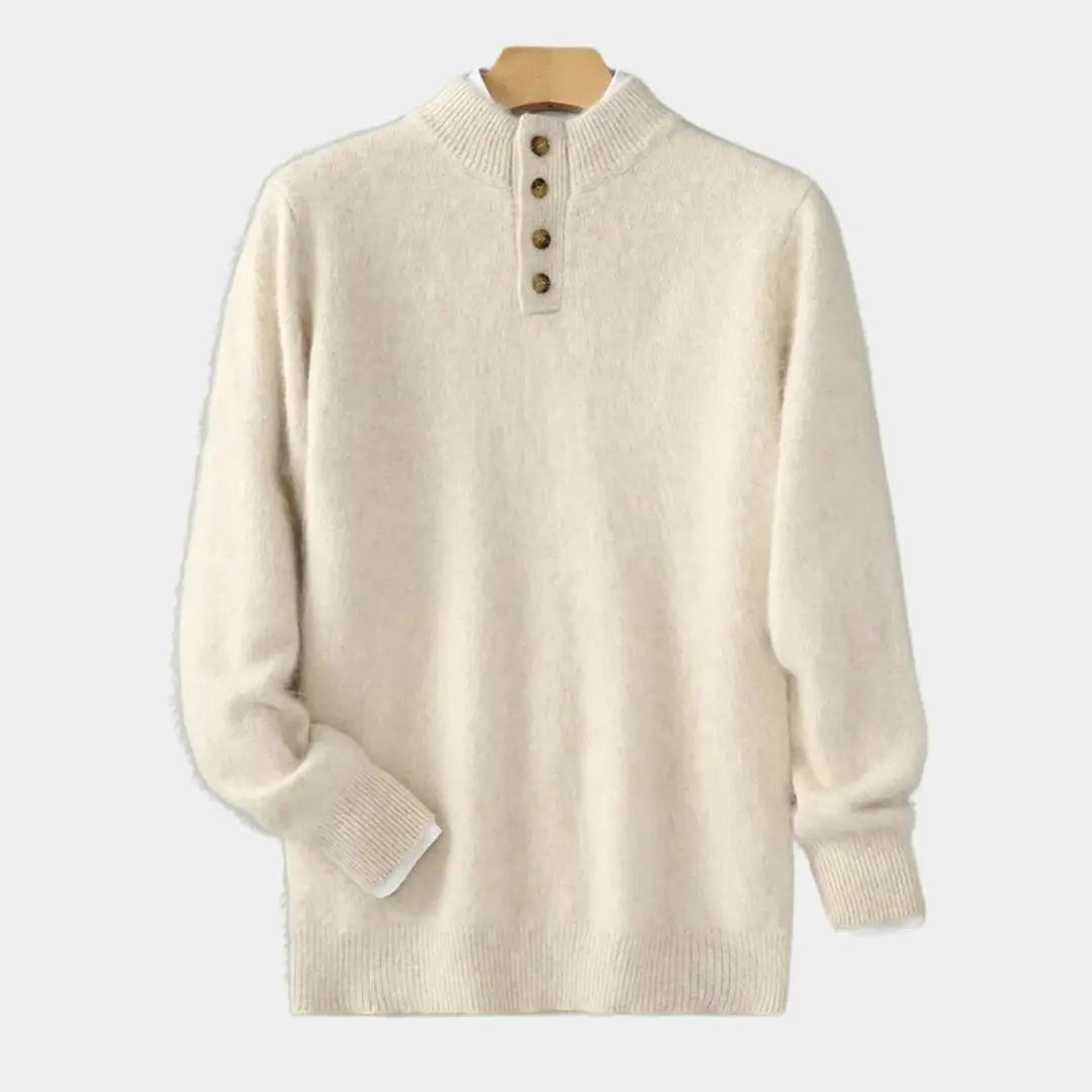 Echt Sweater Tidlös Lyx Cashmere Pullover - Elegant och Hållbar Komfort