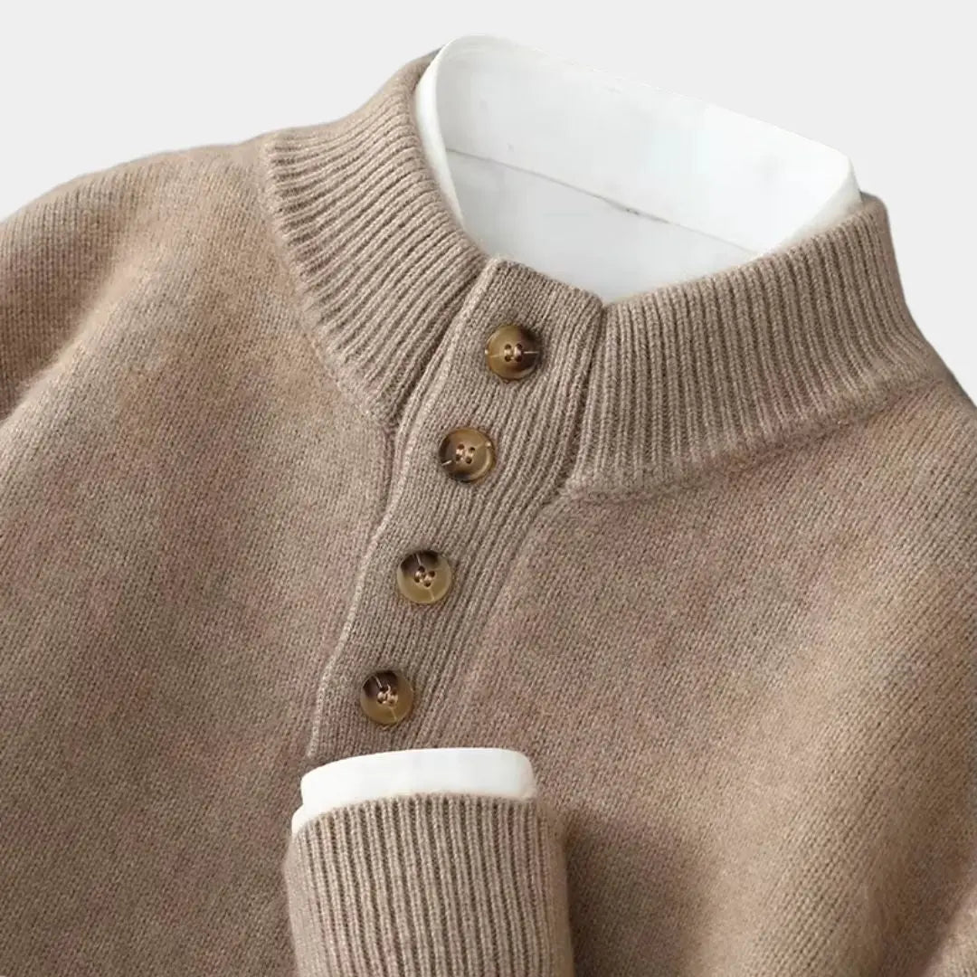 Echt Sweater Tidlös Lyx Cashmere Pullover - Elegant och Hållbar Komfort