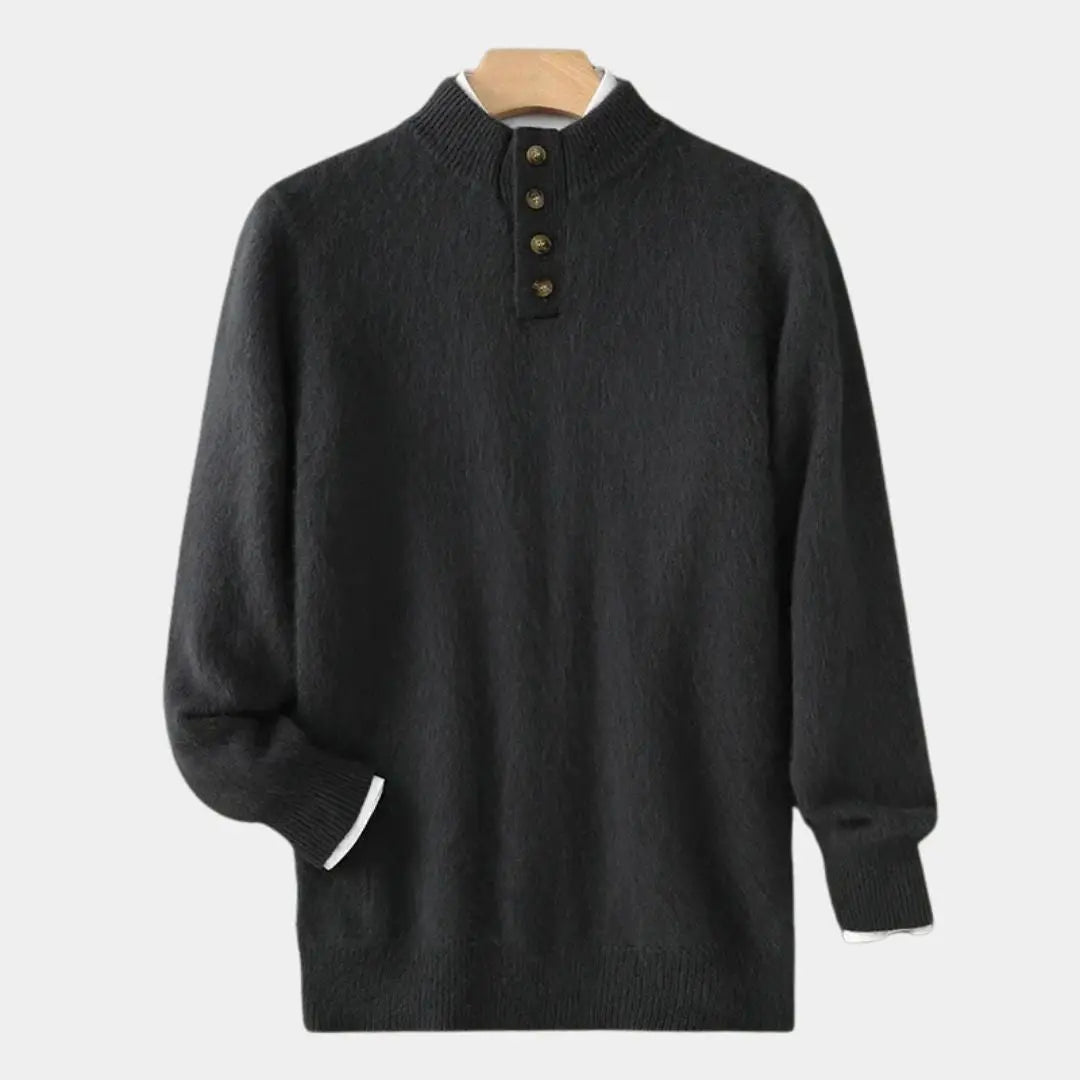 Echt Sweater Tidlös Lyx Cashmere Pullover - Elegant och Hållbar Komfort