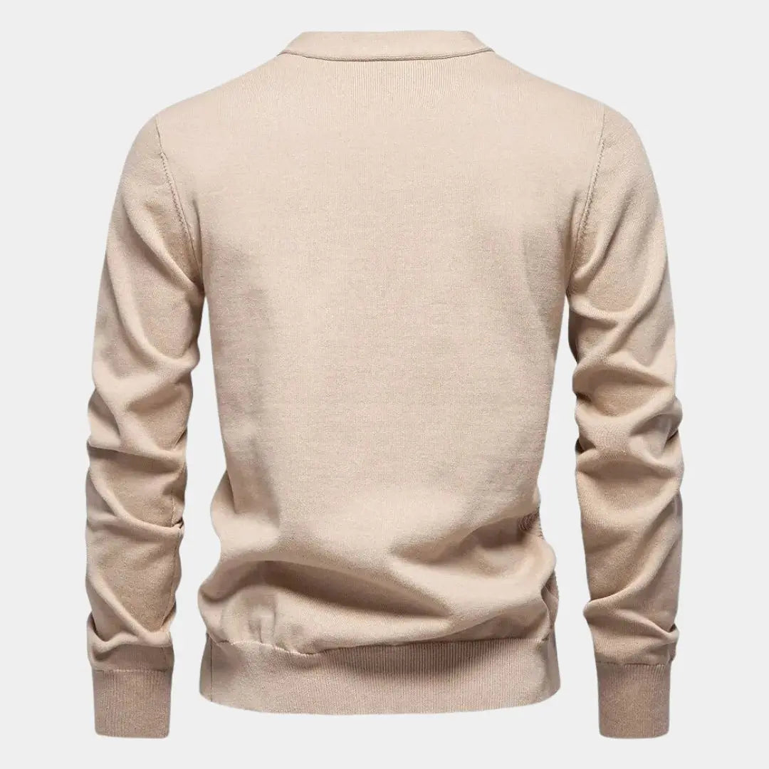 Echt Sweater V-ringad Stickad Kavaj - Elegant och Mångsidig Stil för Alla Tillfällen