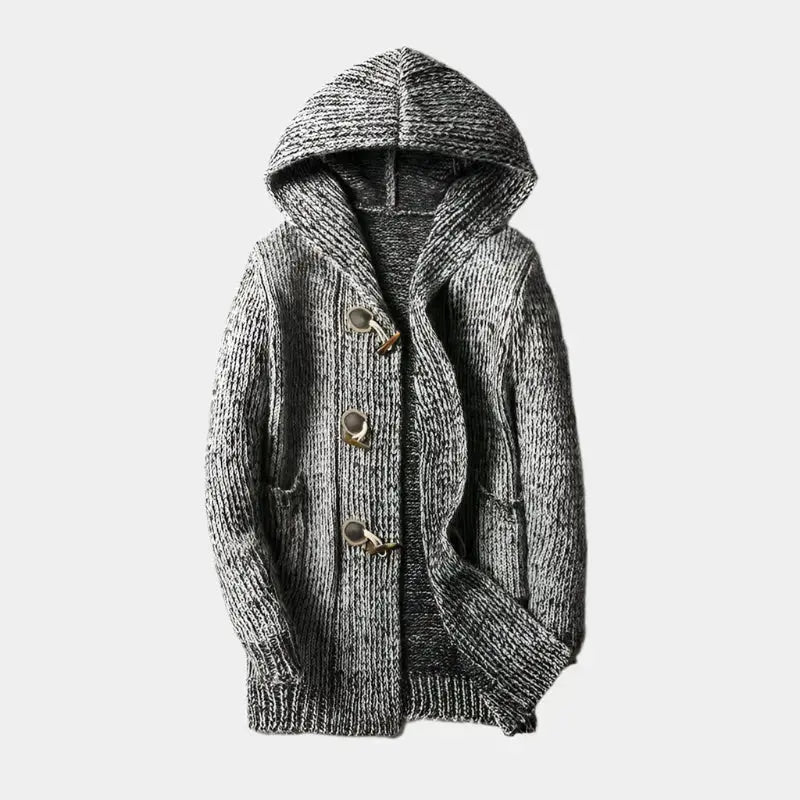 Echt coat Himalaya Stickad Jacka med Huva - Varm och Stilren Design