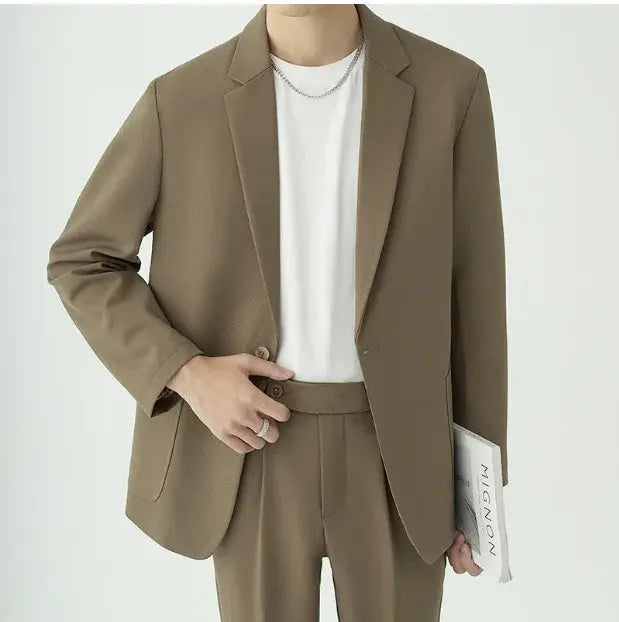 Echt suit Modern Minimalistisk Kostymset - Elegant och Tidlös Design