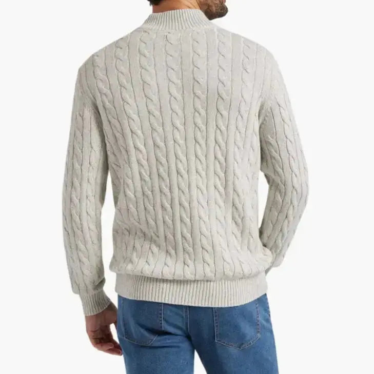 Echt sweater Essentiell Halv Zip Tröja - Stilfull och Bekväm Design