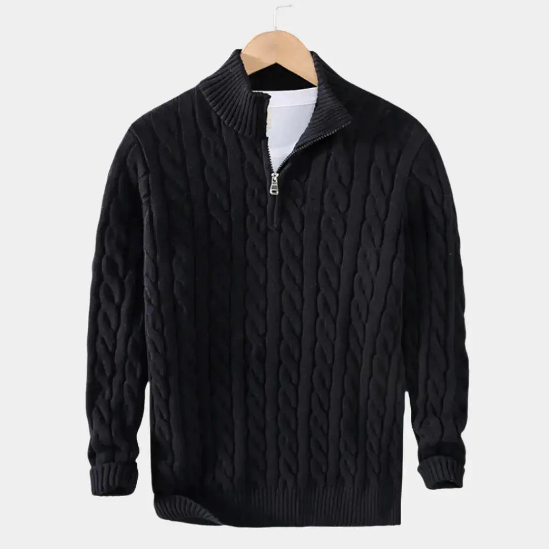 Echt sweater Essentiell Halv Zip Tröja - Stilfull och Bekväm Design