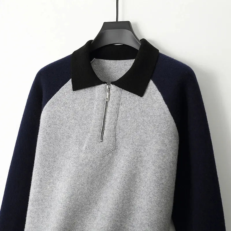 Echt sweater Essentiell Polo Tröja - Stilren Komfort och Kvalitet