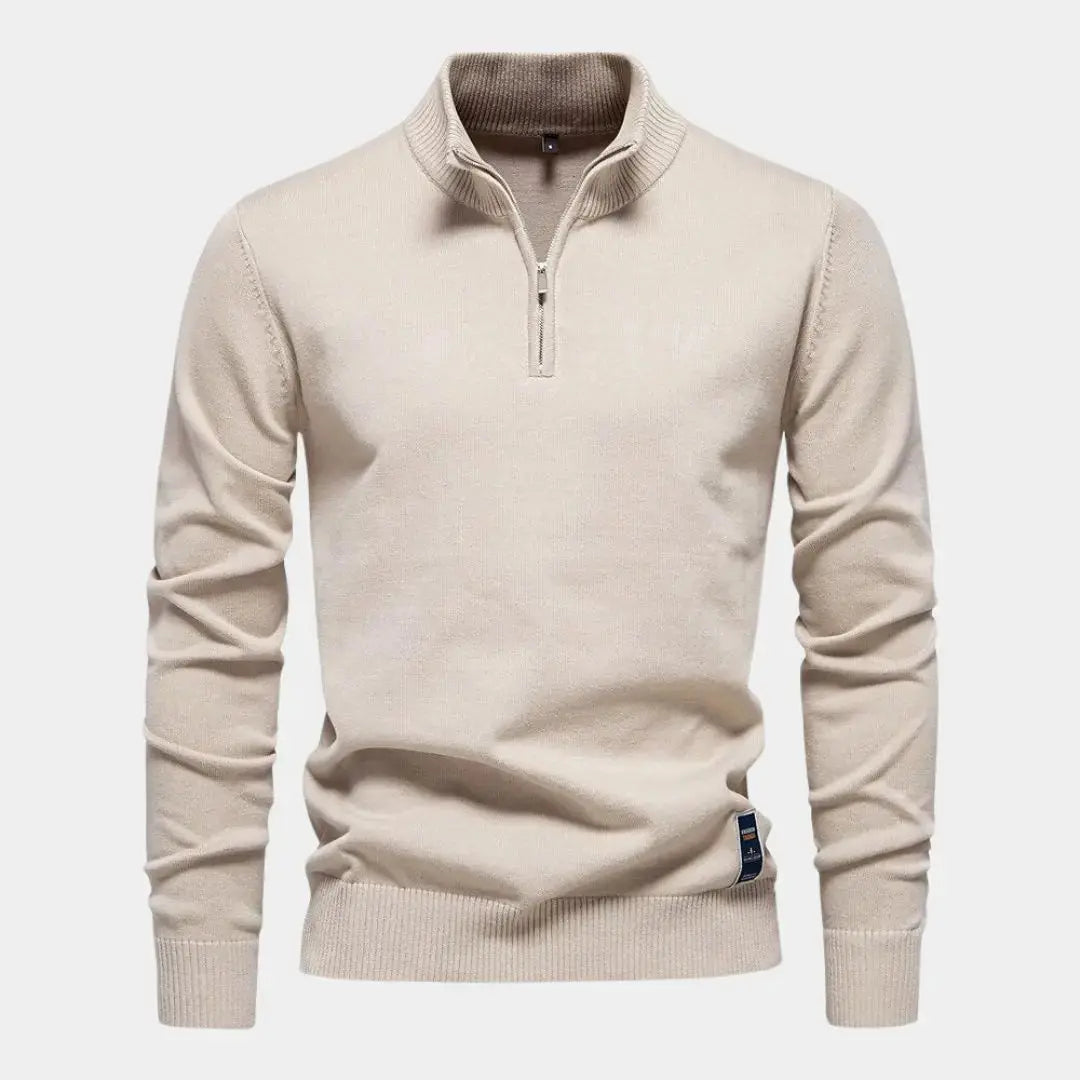 Echt sweater Essentiell Quarter-Zip Tröja - Stil och Komfort i Ett