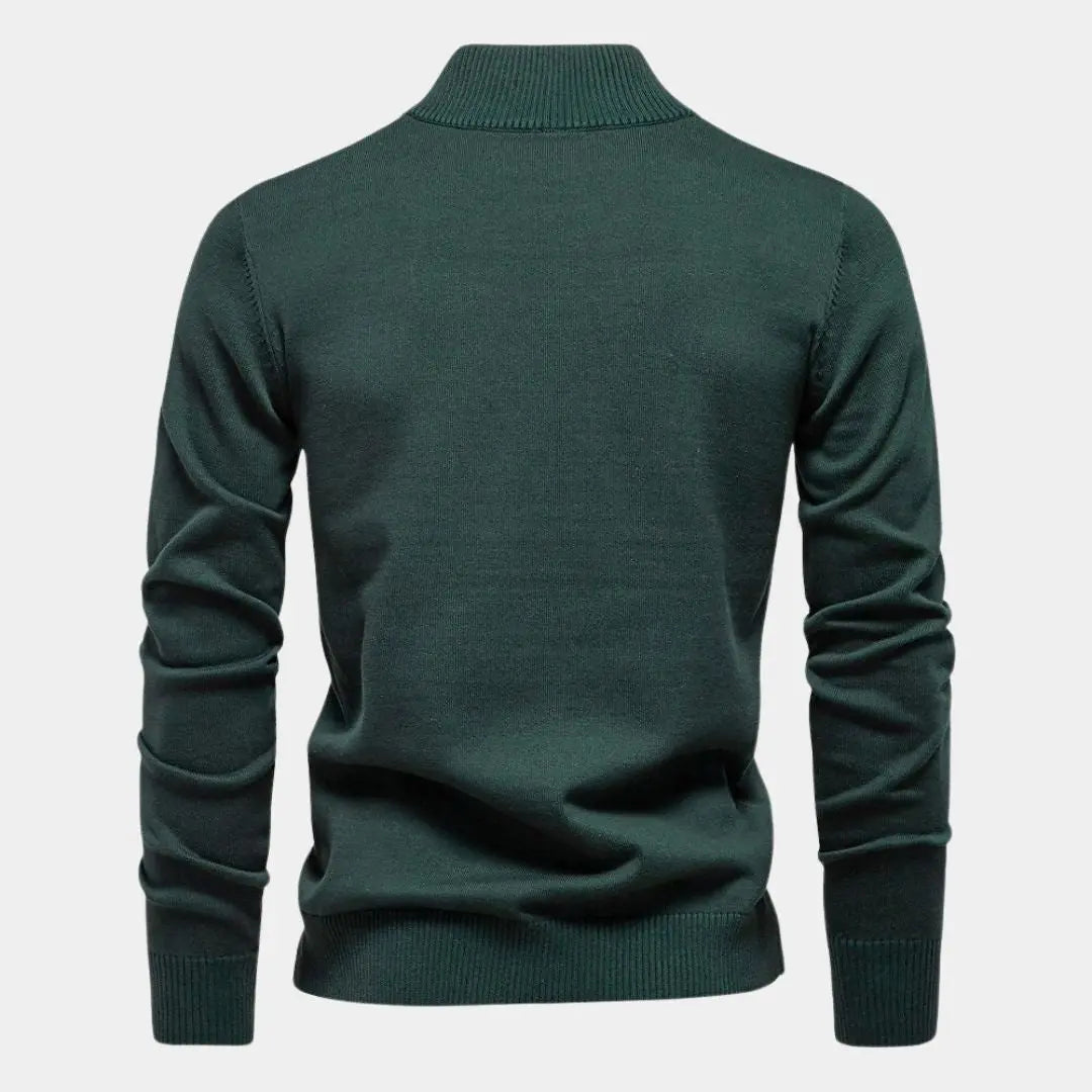 Echt sweater Essentiell Quarter-Zip Tröja - Stil och Komfort i Ett