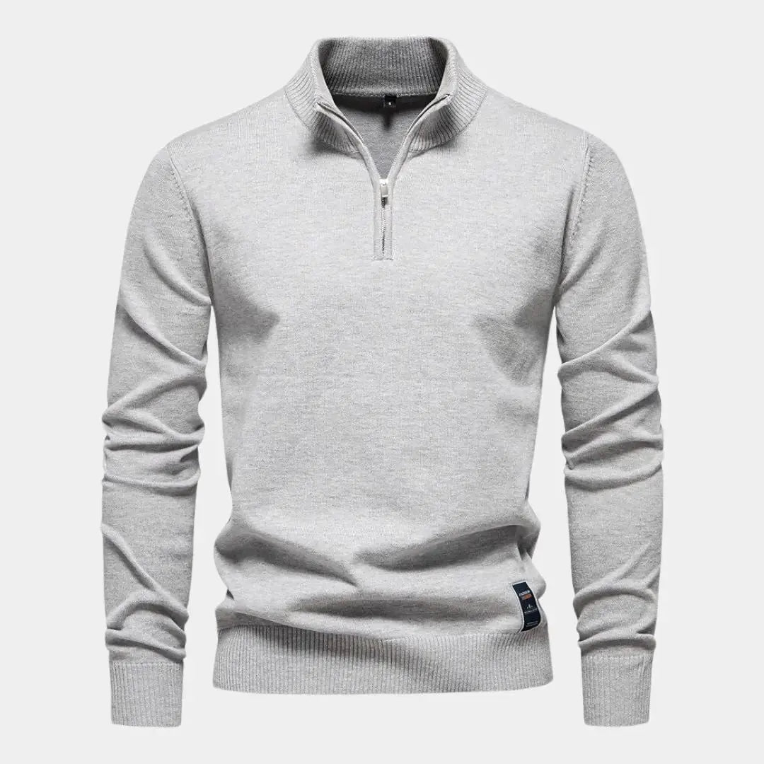 Echt sweater Essentiell Quarter-Zip Tröja - Stil och Komfort i Ett